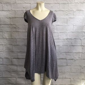 Volcom short sleeve  t-shirt dress heather grey